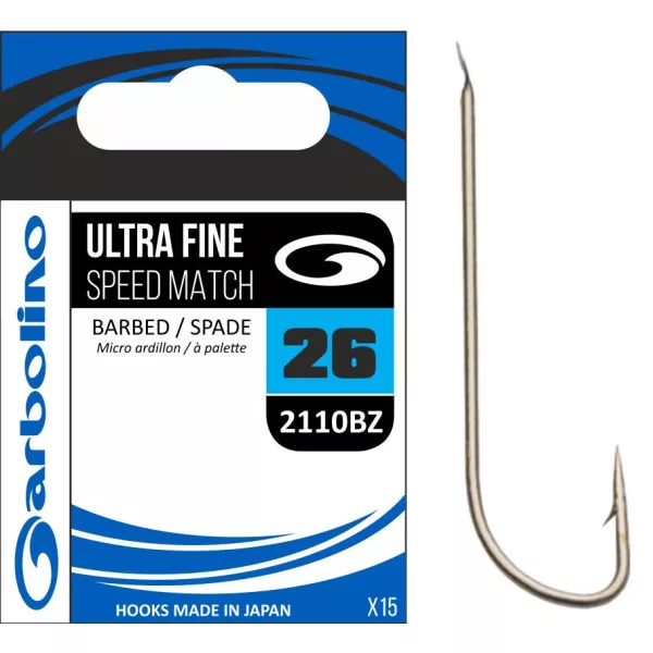 Garbolino ULTRA FINE SPEED MATCH 2110BZ -SZAKÁLLAS 24 horog