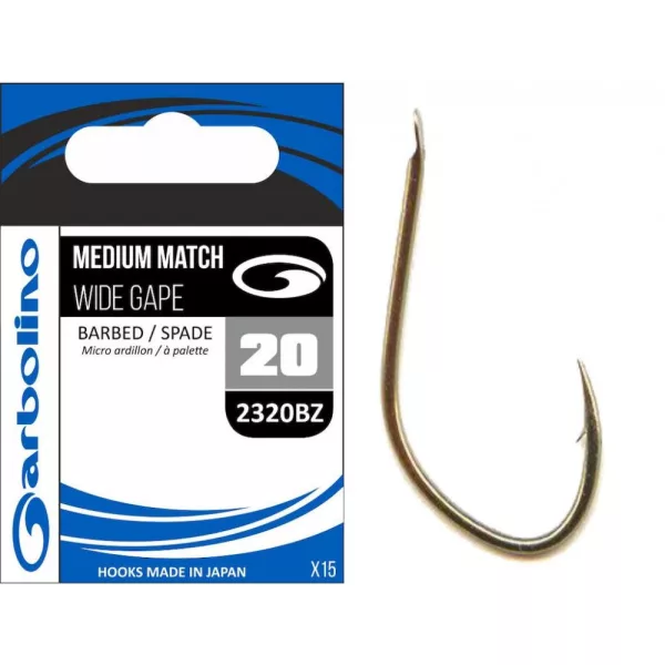Garbolino 2320BZ hak 12 / MEDIUM MATCH / WIDE GAPE