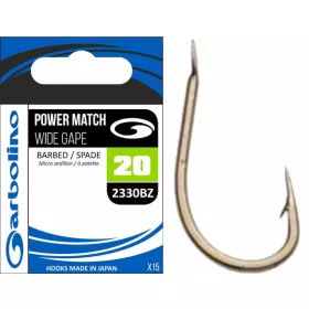 Garbolino 2330BZ 16 hak / POWER MATCH / WIDE GAPE