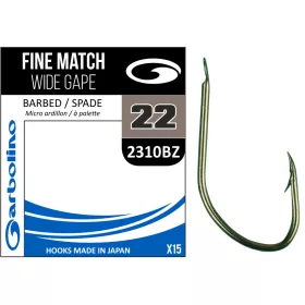 Garbolino FINE MATCH WIDE GAPE / 2310BZ 20 haczyk