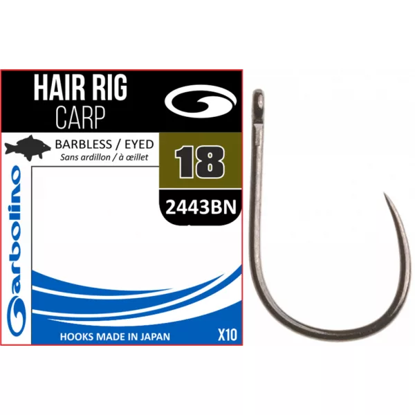 Garbolino HAIR RIG CARP / 2443BN 18 horog