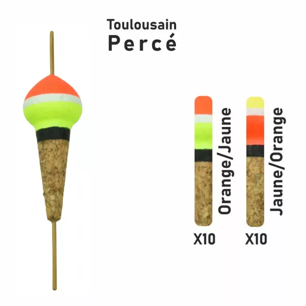 Garbolino - STREAMLINE TROUT FLOAT X20 - PIERCED TOULOUSAIN FLOAT - Floats - Trout float