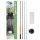 FLY COMBO 86 - #4/5 - ROD + REEL + FLY LINE + BOX + 6 FLIES + CONICAL RIG + LINE CUTTER + NYLON SPOOL Wędka muchowa