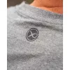 Matrix Hex Print Szara Koszulka S