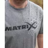 Matrix Hex Print Szara Koszulka M