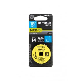   Matrix MXC-3 14 Haczyk z przyponem, bez zadzioru, z oczkiem 2,9kg 45cm 8 szt.