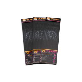   Guru F1 Maggot Hook Rig 20 Z oczkiem, Bezzadziorowy Wiązany Hak Monofilowy 8 szt.