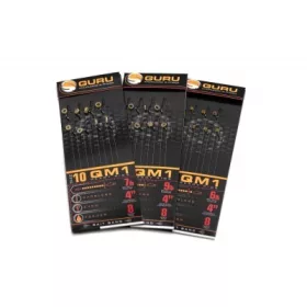   Guru Tackle - 2022- QM1 Bait Bands 10cm 14 (0.19mm) - haczyk z przyponem