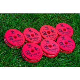   Guru QM1 Bait Bands 10 Z oczkiem, Bezzadziorowy Wiązany Hak Monofilowy 8 szt.