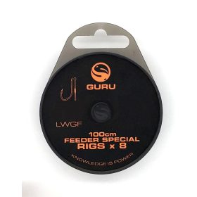   Guru LWGF Feeder Special Rig 1m Size 10 x 8 (0.19mm) - pre-tied hook