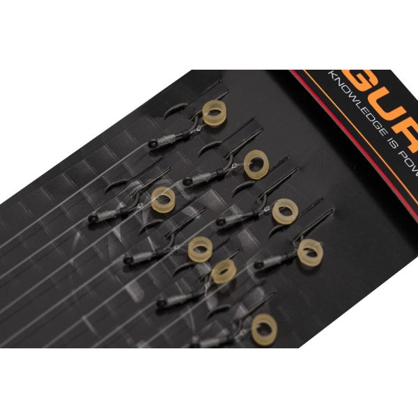 Guru SMWG Bait Bands 12 Haczyk monofilamentowy bezzadziorowy z uszkiem, wstępnie zawiązany, 8 szt.