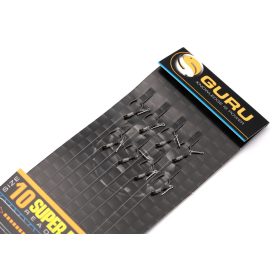   Guru SMWG Bayonet Rig 10 Haczyk monofilamentowy bezzadziorowy z uszkiem, wstępnie zawiązany, 8 szt.