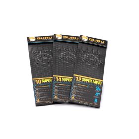   Guru SMWG Bayonet Rig 14 Haczyk monofilamentowy bezzadziorowy z uszkiem, wstępnie zawiązany, 8 szt.