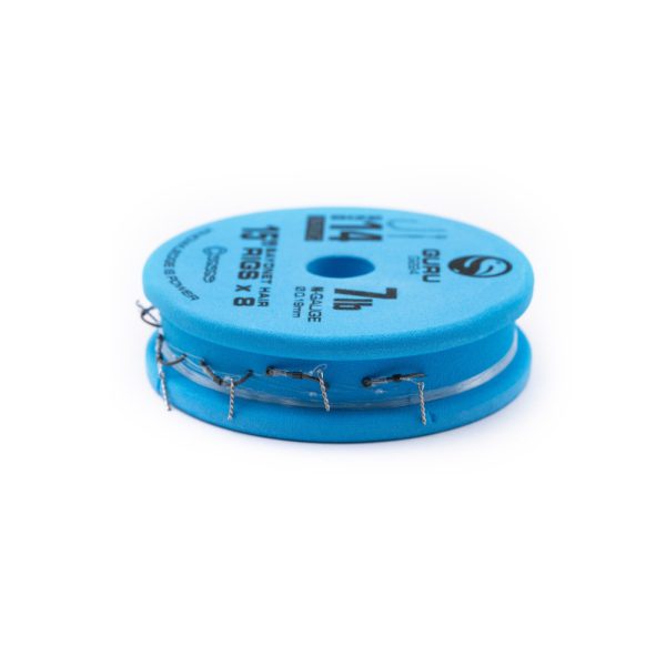 Guru SMWG Bayonet Rig 14 Haczyk monofilamentowy bezzadziorowy z uszkiem, wstępnie zawiązany, 8 szt.