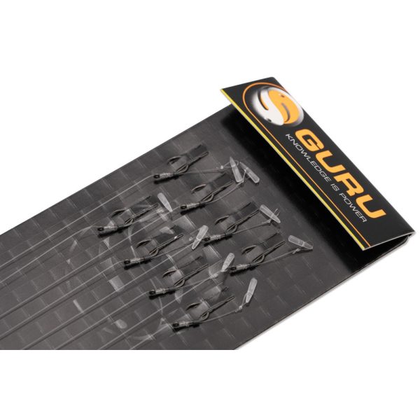 Guru SMWG Speed Stop Rig 14 Haczyk monofilamentowy bezzadziorowy z uszkiem, wstępnie zawiązany, 8 szt.