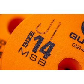   Guru Match Special Rig 14 Zadziorowy, Bez oczka, z łopatką Monofilamentowy Wstępnie zawiązany haczyk 8 szt.