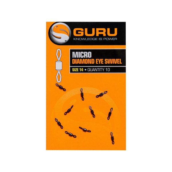 Guru Micro Diamond Eye Swivel 11 Krętlik 10szt