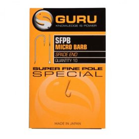   Guru Super Fine Pole hook size 24 (Barbed/Spade End) - haczyk