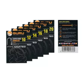 Guru MWG 8 Z oczkiem, Bezzadziorowy Haczyk Feederowy 10szt