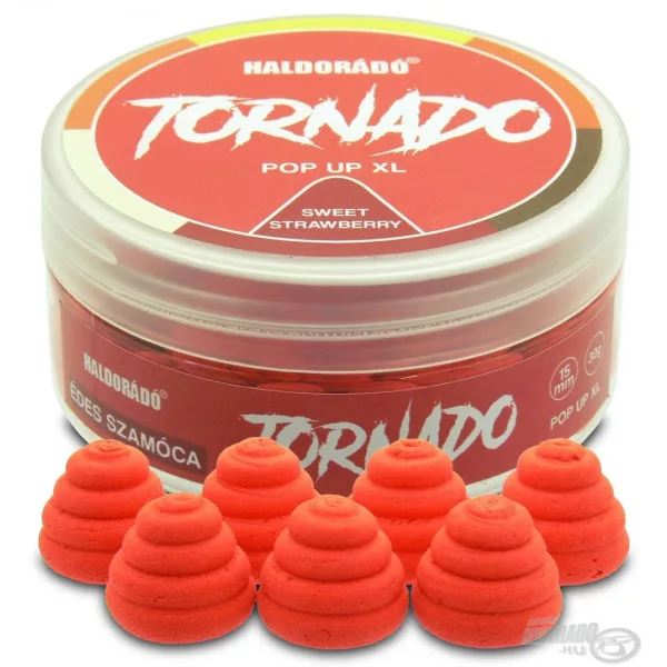 Haldorádó TORNADO Pop Up XL 15 mm - Słodka Truskawka