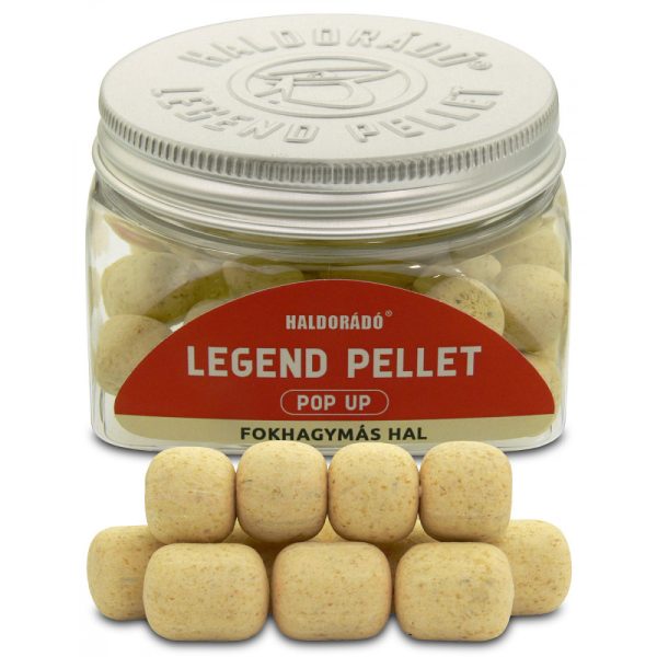 Haldorádó Legend Pellet Pop Up Czosnek Ryba 50gr 12-16mm