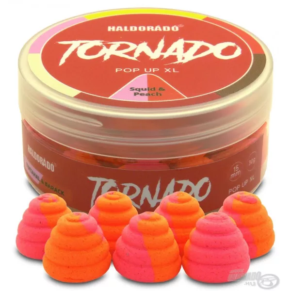 Haldorádó TORNADO Pop Up XL 15 mm - Kałamarnica & Brzoskwinia
