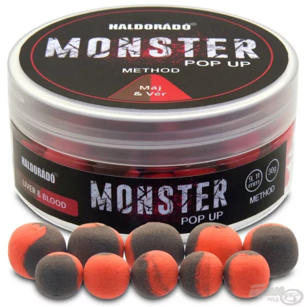 Haldorádó MONSTER Pop Up Method 9, 11 mm - Wątroba & Krew