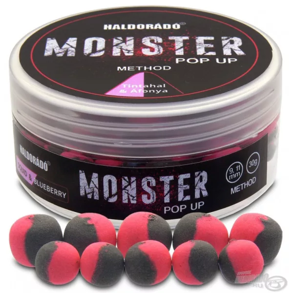 Haldorádó MONSTER Pop Up Method 9, 11 mm - Kalmar & Borówka