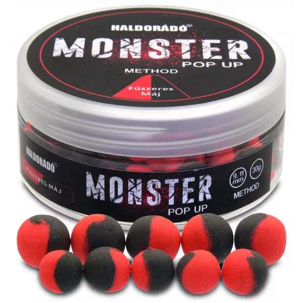 Haldorádó Monster Pop Up Method Pikantna Wątroba 30gr 9-11mm