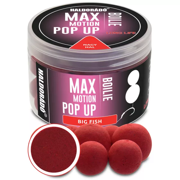 Haldorádó Max Motion Boilie Pop Up Duża Ryba 50gr 16-20mm Kulki proteinowe