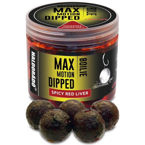 Haldorádó Max Motion Kulki Proteinowe Dipowane Pikantna Czerwona Wątroba 100gr 20mm