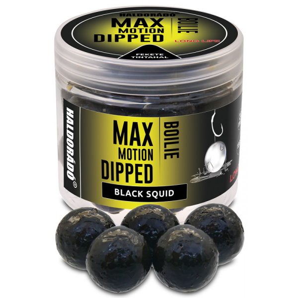Haldorádó Max Motion Kulki Proteinowe Dipowane Czarna Kałamarnica 100gr 20mm