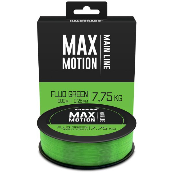 Haldorádó Max Motion 0,25mm 900m Monofil żyłka główna - Fluo Zielony