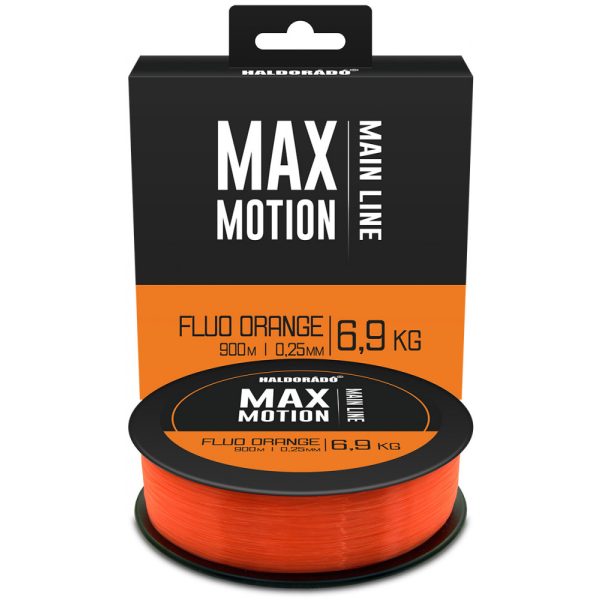 Haldorádó Max Motion 0,25mm 900m Monofil żyłka główna - Fluo Pomarańczowy