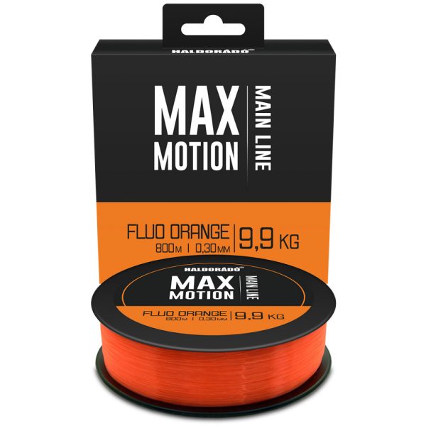 Haldorádó Max Motion 0,30mm 800m Monofil żyłka główna - Fluo Pomarańczowy