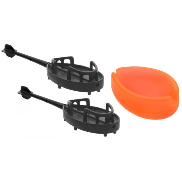 Haldorádó Dart Metal L 45gr koszyk method feeder 2szt+1szt zestaw z gumowym narzędziem do napełniania