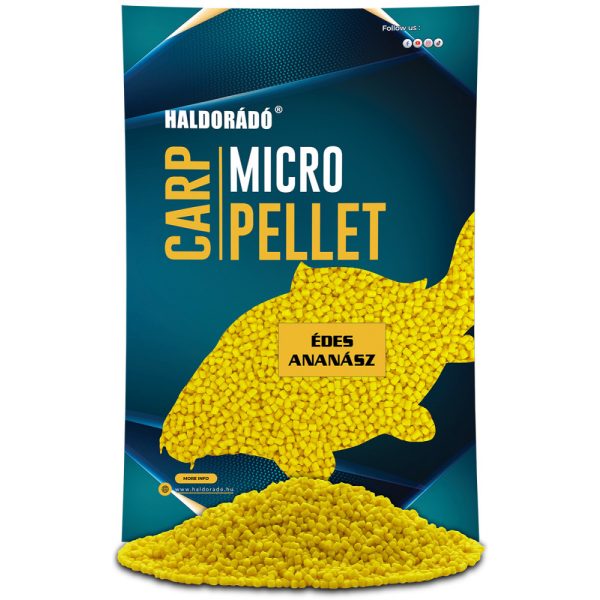 Haldorádó Mikro Pellet Karpiowy Słodki Ananas 600gr 3mm Pellet zanętowy
