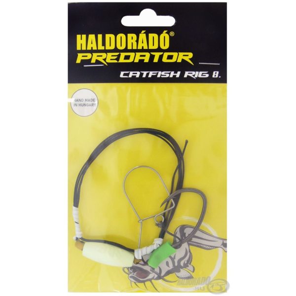 Haldorádó Catfish Rig 8 Csalikarikás Élőhalas Harcsázó Előke 100cm