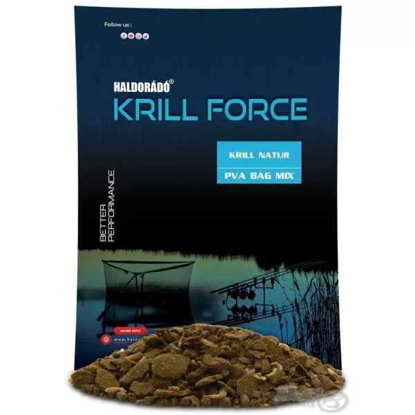 Haldorádó Krill Force PVA Bag Mix Krill Natur Mieszanka do worków PVA 600gr