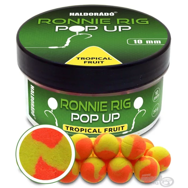 Haldorádó Ronnie Rig Pop Up Tropical Fruit 10mm Kulki proteinowe do przynęty 30gr