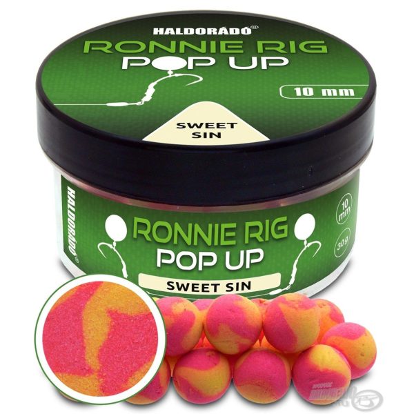 Haldorádó Ronnie Rig Pop Up Sweet Sin 10mm Kulki proteinowe do przynęty 30gr
