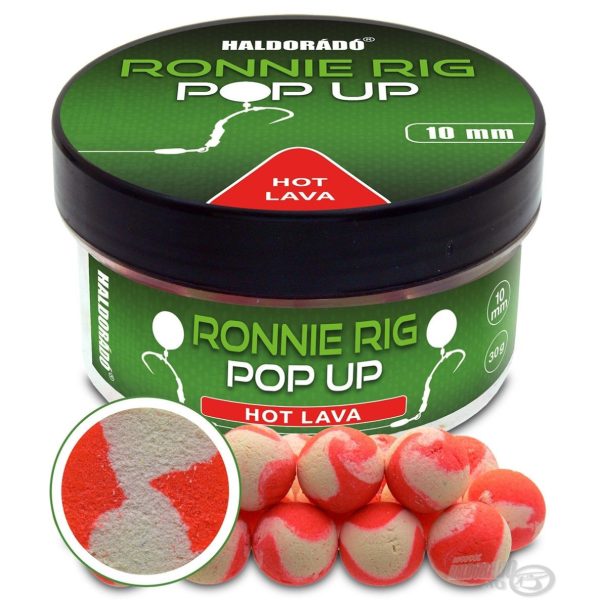 Haldorádó Ronnie Rig Pop Up Hot Lava 10 mm Kulki proteinowe do przynęty 30gr