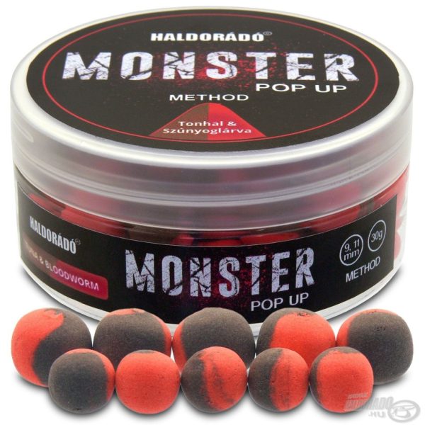 Haldorádó Monster Pop Up Method Tuńczyk i Larwa Ochotki 9-11mm Pop Up 30gr