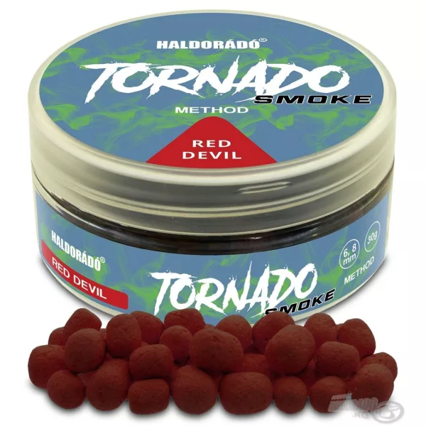 Haldorádó Tornado Smoke Method 6, 8mm Pellet Red Devil 30gr