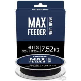   Haldorádó Max Feeder Black 0,25mm 300m Monofilna Żyłka Główna