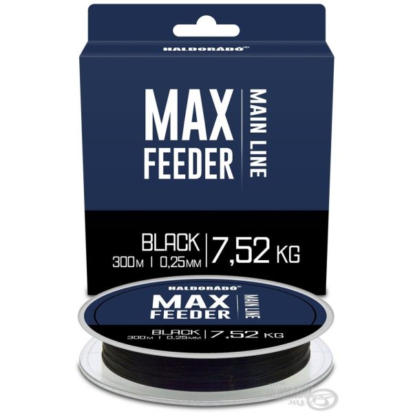 Haldorádó Max Feeder Black 0,25mm 300m Monofilna Żyłka Główna