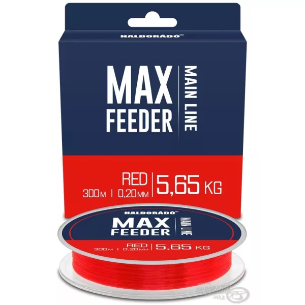 Haldorádó Max Feeder Red 0,20mm 300m Monofilna Żyłka Główna