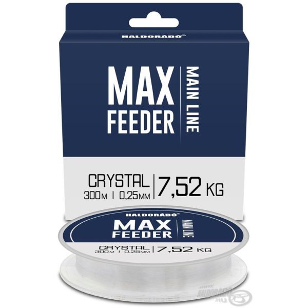 Haldorádó Max Feeder Crystal 0,25mm 300m Żyłka główna monofilowa