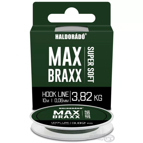 Haldorádó Max Braxx Super Soft Hook Line 0,06mm 10m Pleciona Przyponówka