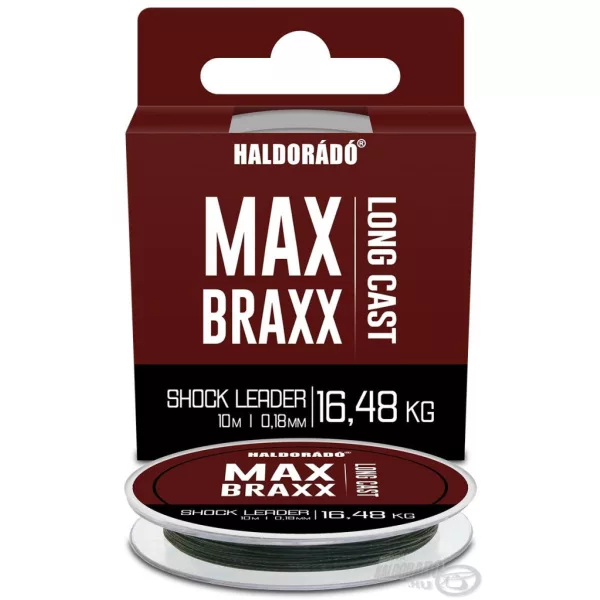 Haldorádó Max Braxx Long Cast Shock Leader 0,18mm 10m Pleciona Strzałówka